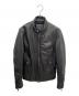 JACKROSE ANTIQUE（ジャックローズ アンティーク）の古着「シングルライダースジャケット」｜ブラック