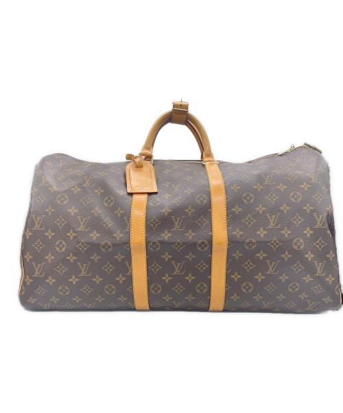 LOUIS VUITTON（ルイ ヴィトン）LOUIS VUITTON (ルイ ヴィトン) トラベルバッグ ブラウンの古着・服飾アイテム