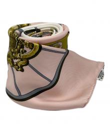 HERMES（エルメス）の古着「シルクスカーフ」｜ピンク