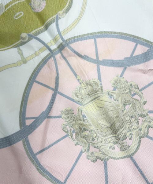 HERMES（エルメス）HERMES (エルメス) シルクスカーフ ピンクの古着・服飾アイテム