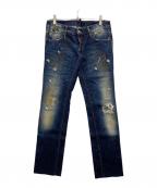 DSQUARED2ディースクエアード）の古着「スキニーデニムパンツ」｜インディゴ