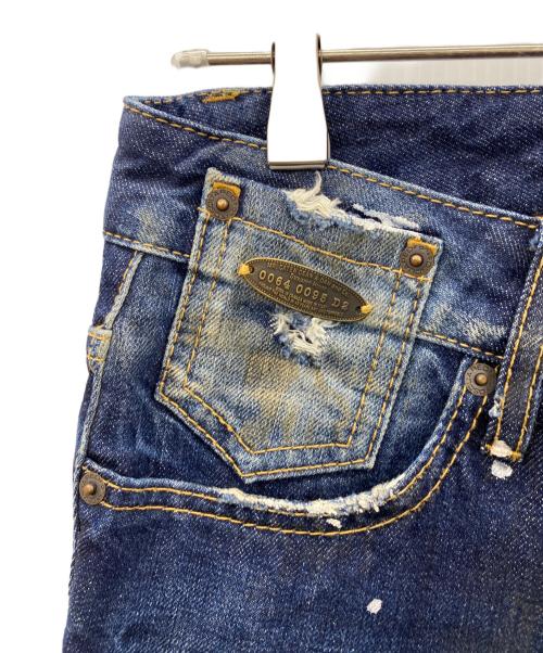 DSQUARED2（ディースクエアード）DSQUARED2 (ディースクエアード) スキニーデニムパンツ インディゴ サイズ:40の古着・服飾アイテム