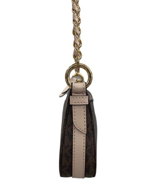 MICHAEL KORS（マイケル・コース）MICHAEL KORS (マイケル・コース) ショルダーバッグ ブラウンの古着・服飾アイテム