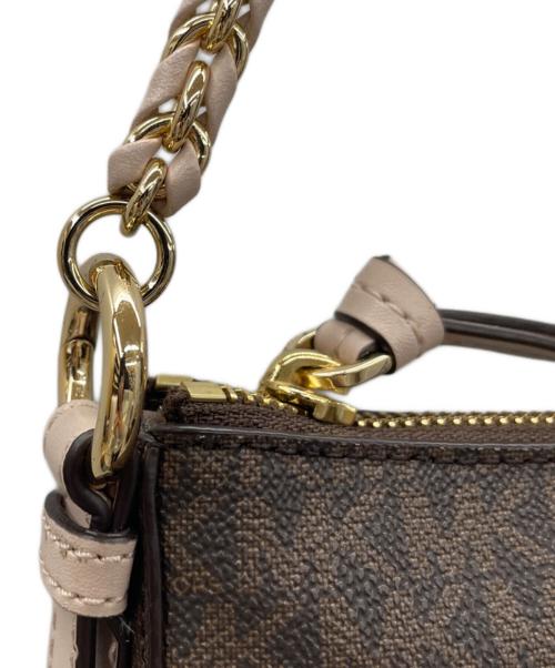 MICHAEL KORS（マイケル・コース）MICHAEL KORS (マイケル・コース) ショルダーバッグ ブラウンの古着・服飾アイテム