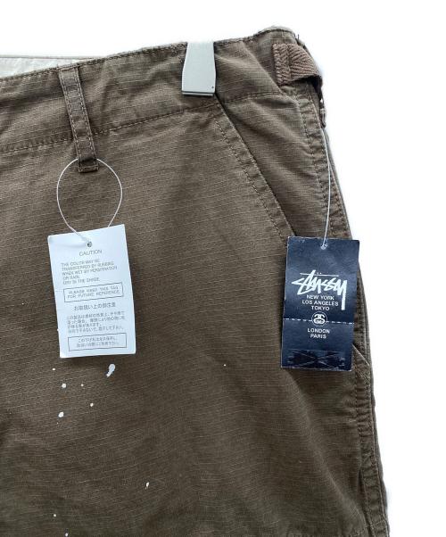 stussy（ステューシー）stussy (ステューシー) カーゴパンツ ブラウン サイズ:34 未使用品の古着・服飾アイテム