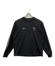 F.C.R.B.(F.C.Real Bristol)（エフシーアールビー）の古着「LINE TEAM L/S BAGGY TEE」｜ブラック