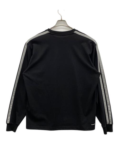 F.C.R.B.(F.C.Real Bristol)（エフシーアールビー）F.C.R.B.(F.C.Real Bristol) (エフシーアールビー) LINE TEAM L/S BAGGY TEE ブラック サイズ:Lの古着・服飾アイテム