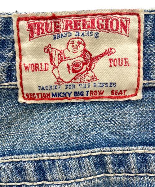 TRUE RELIGION（トゥルー レリジョン）TRUE RELIGION (トゥルー レリジョン) デニムパンツ ブルー サイズ:63.5の古着・服飾アイテム