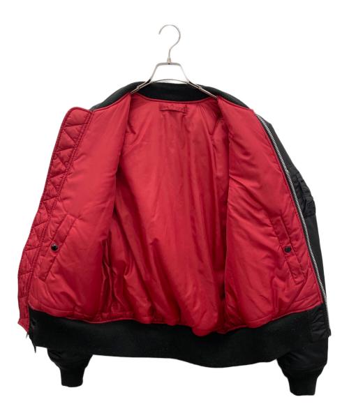 ALPHA INDUSTRIES（アルファインダストリーズ）ALPHA INDUSTRIES (アルファインダストリーズ) MA-1ジャケット ブラック サイズ:XLの古着・服飾アイテム