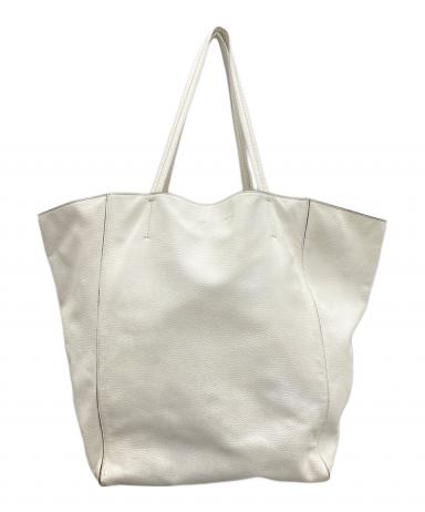 CÉLINE PARIS トートバッグ ホワイト 中古・古着通販】CELINE (セリーヌ) トートバッグ ホワイト｜ブランド