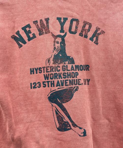 Hysteric Glamour（ヒステリックグラマー）Hysteric Glamour (ヒステリックグラマー) Y2Kジップパーカー ピンク サイズ:Sの古着・服飾アイテム