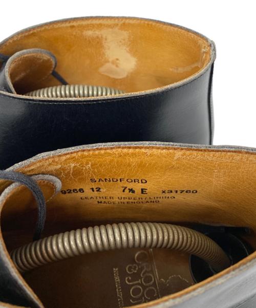 Crockett & Jones（クロケット＆ジョーンズ）Crockett & Jones (クロケット＆ジョーンズ) チャッカーブーツ ブラック サイズ:25.5の古着・服飾アイテム