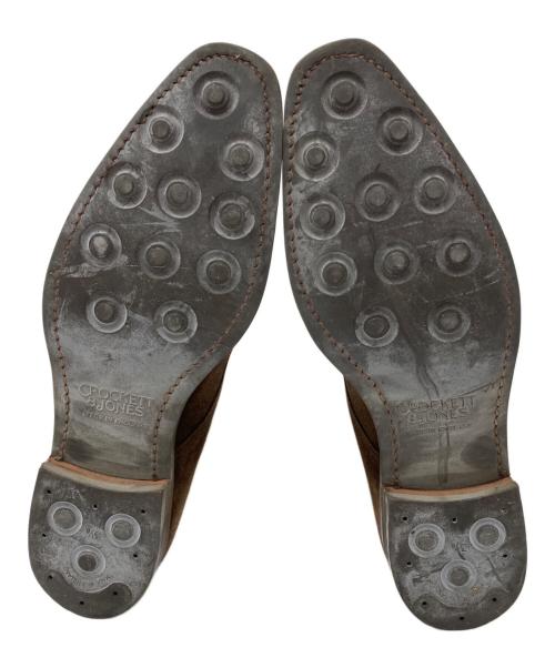 Crockett & Jones（クロケット＆ジョーンズ）Crockett & Jones (クロケット＆ジョーンズ) スウェードチャッカーブーツ ブラウン サイズ:26の古着・服飾アイテム