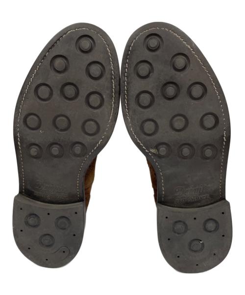 Tricker's（トリッカーズ）Tricker's (トリッカーズ) ウィングチップサイドゴアブーツ ブラウン サイズ:25.5の古着・服飾アイテム