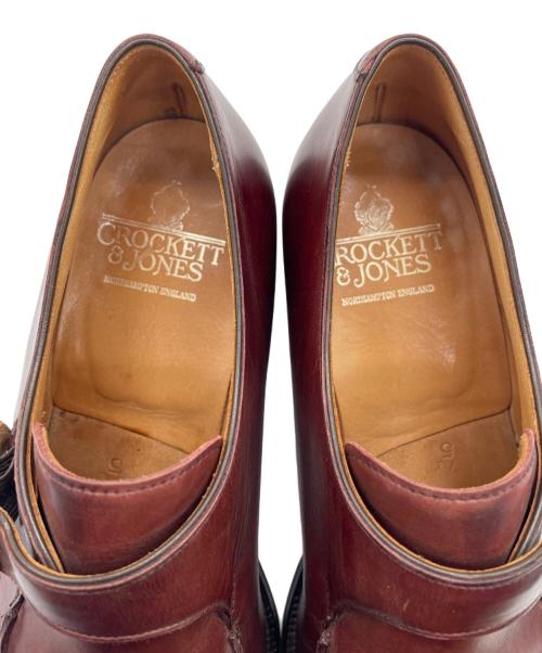 Crockett & Jones（クロケット＆ジョーンズ）Crockett & Jones (クロケット＆ジョーンズ) シングルモンクシューズ ブラウン サイズ:25.5の古着・服飾アイテム