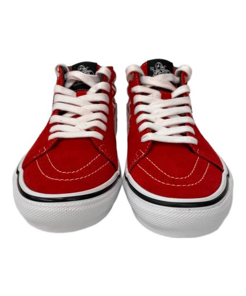 VANS（ヴァンズ）VANS (バンズ) SUPREME (シュプリーム) ミッドカットスニーカー レッド サイズ:25の古着・服飾アイテム