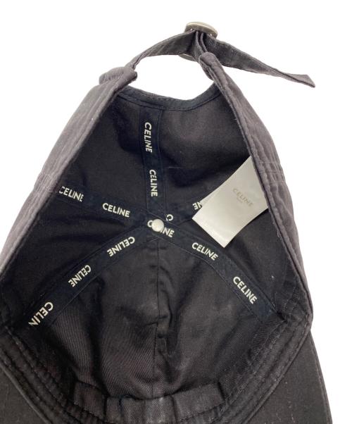 CELINE（セリーヌ）CELINE (セリーヌ) キャップ ブラック サイズ:FREEの古着・服飾アイテム