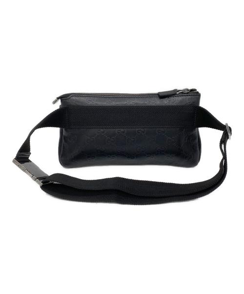 GUCCI（グッチ）GUCCI (グッチ) ウエストバッグ ブラックの古着・服飾アイテム