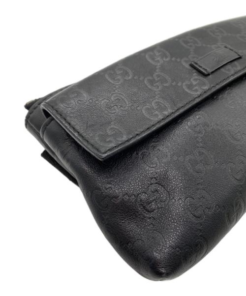 GUCCI（グッチ）GUCCI (グッチ) ウエストバッグ ブラックの古着・服飾アイテム