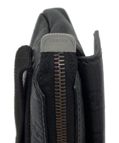 GUCCI（グッチ）GUCCI (グッチ) ウエストバッグ ブラックの古着・服飾アイテム