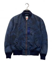 MARKA（マーカ）の古着「ボンバージャケット」｜ネイビー