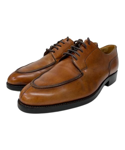 Crockett & Jones（クロケット＆ジョーンズ）Crockett & Jones (クロケット＆ジョーンズ) Uチップシューズ ブラウン サイズ:UK7.5の古着・服飾アイテム