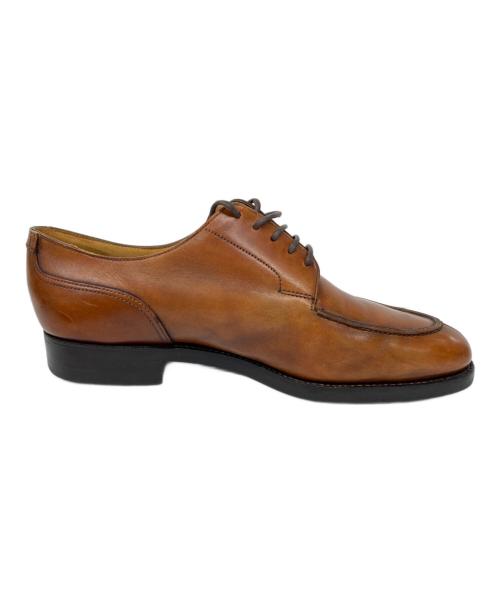 Crockett & Jones（クロケット＆ジョーンズ）Crockett & Jones (クロケット＆ジョーンズ) Uチップシューズ ブラウン サイズ:UK7.5の古着・服飾アイテム