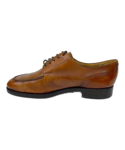 Crockett & Jones（クロケット＆ジョーンズ）Crockett & Jones (クロケット＆ジョーンズ) Uチップシューズ ブラウン サイズ:UK7.5の古着・服飾アイテム