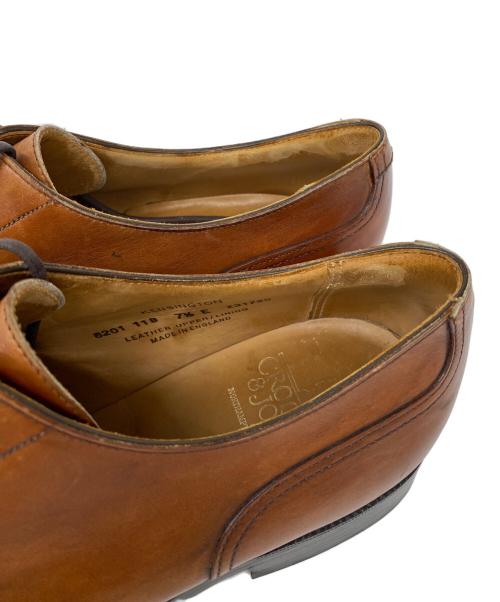 Crockett & Jones（クロケット＆ジョーンズ）Crockett & Jones (クロケット＆ジョーンズ) Uチップシューズ ブラウン サイズ:UK7.5の古着・服飾アイテム