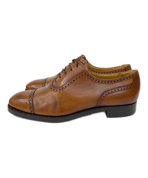 Crockett & Jones（クロケット＆ジョーンズ）Crockett & Jones (クロケット＆ジョーンズ) ストレートチップシューズ ブラウン サイズ:UK8の古着・服飾アイテム