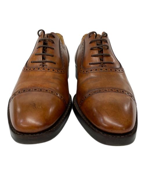 Crockett & Jones（クロケット＆ジョーンズ）Crockett & Jones (クロケット＆ジョーンズ) ストレートチップシューズ ブラウン サイズ:UK8の古着・服飾アイテム
