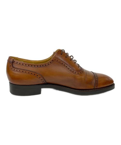Crockett & Jones（クロケット＆ジョーンズ）Crockett & Jones (クロケット＆ジョーンズ) ストレートチップシューズ ブラウン サイズ:UK8の古着・服飾アイテム