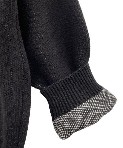 OY（オーワイ）OY (オーワイ) 厚手ニット ブラック サイズ:FREEの古着・服飾アイテム