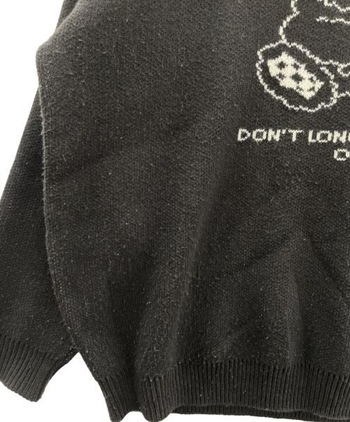 OY（オーワイ）OY (オーワイ) 厚手ニット ブラック サイズ:FREEの古着・服飾アイテム