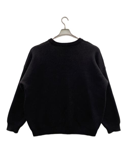 OY（オーワイ）OY (オーワイ) 厚手ニット ブラック サイズ:FREEの古着・服飾アイテム