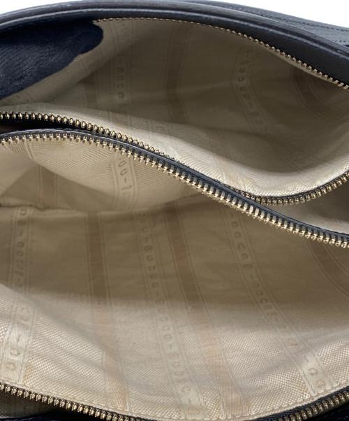 GUCCI（グッチ）GUCCI (グッチ) インターロッキングG トートバッグ ブラックの古着・服飾アイテム