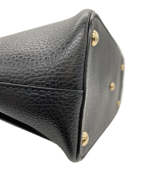 GUCCI（グッチ）GUCCI (グッチ) インターロッキングG トートバッグ ブラックの古着・服飾アイテム