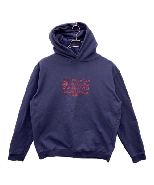 Maison Margiela（メゾンマルジェラ）Maison Margiela (メゾンマルジェラ) プルオーバーパーカー ネイビー サイズ:44の古着・服飾アイテム