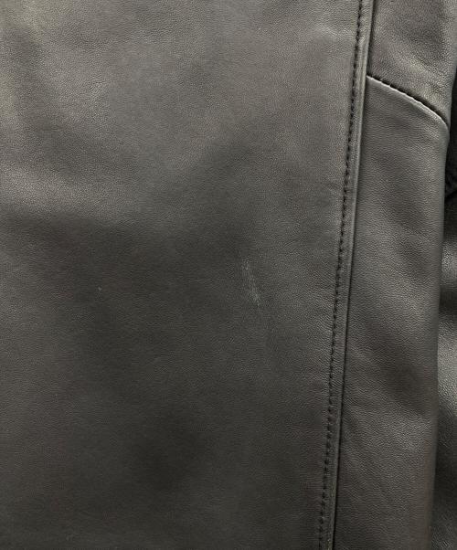 B:MING LIFE STORE（ビーミングライフストア）B:MING LIFE STORE (ビーミングライフストア) シングルレザージャケット ブラック サイズ:Lの古着・服飾アイテム