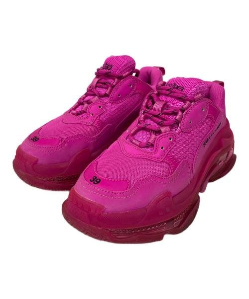 BALENCIAGA（バレンシアガ）BALENCIAGA (バレンシアガ) ダッドスニーカー ショッキングピンク サイズ:26の古着・服飾アイテム