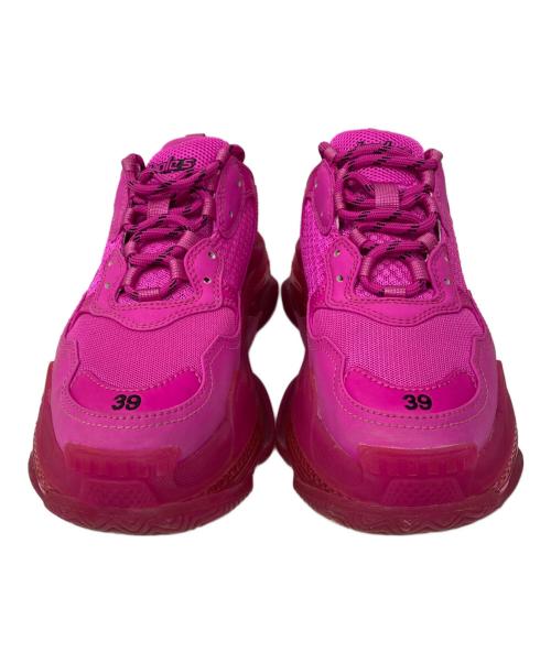 BALENCIAGA（バレンシアガ）BALENCIAGA (バレンシアガ) ダッドスニーカー ショッキングピンク サイズ:26の古着・服飾アイテム