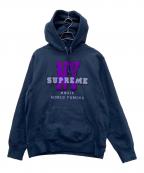 SUPREMEシュプリーム）の古着「フーディー」｜ネイビー