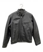 Schottショット）の古着「シングルレザージャケット」｜ブラック
