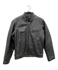 Schott（ショット）の古着「シングルレザージャケット」｜ブラック