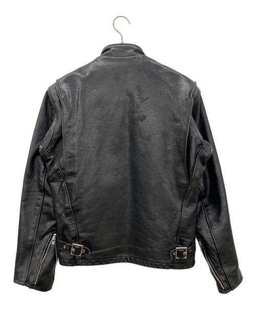 Schott（ショット）Schott (ショット) シングルレザージャケット ブラック サイズ:SIZE 36の古着・服飾アイテム