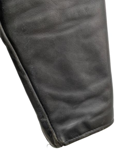 Schott（ショット）Schott (ショット) シングルレザージャケット ブラック サイズ:SIZE 36の古着・服飾アイテム
