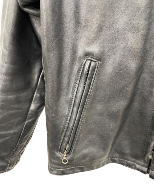 Schott（ショット）Schott (ショット) シングルレザージャケット ブラック サイズ:SIZE 36の古着・服飾アイテム