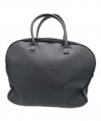 AWWアウ）の古着「サボテンレザー ウィークエンドボストンバッグ」｜ブラック