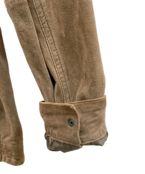 ALL SAINTS（オールセインツ）ALL SAINTS (オールセインツ) シープレザージャケット ブラウン サイズ:Lの古着・服飾アイテム