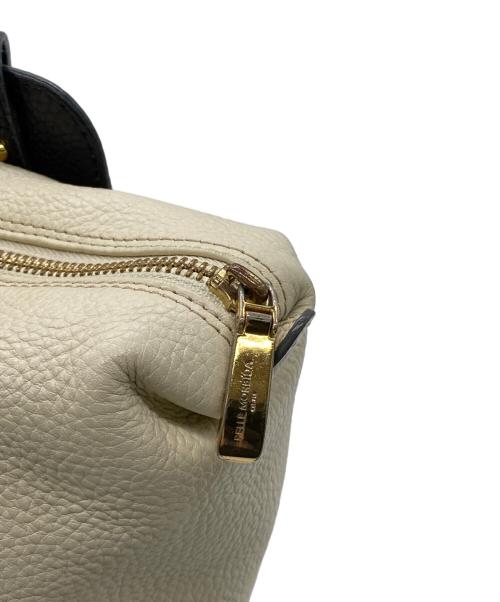 PELLE MORBIDA（ペッレモルビダ）PELLE MORBIDA (ペッレモルビダ) 2WAYバッグ ブラック×ベージュの古着・服飾アイテム